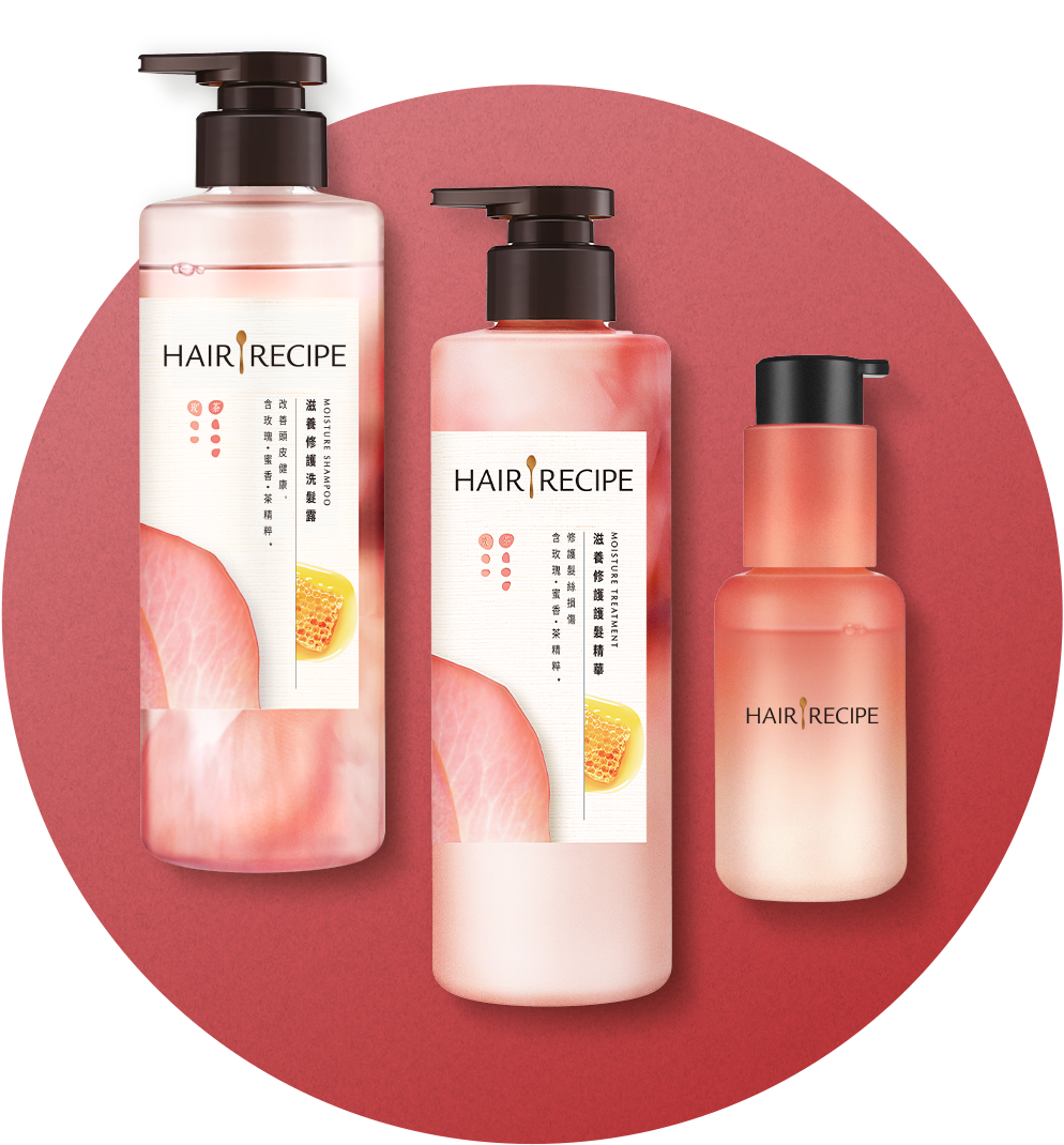 玫瑰蜜香茶洗護系列 產品圖